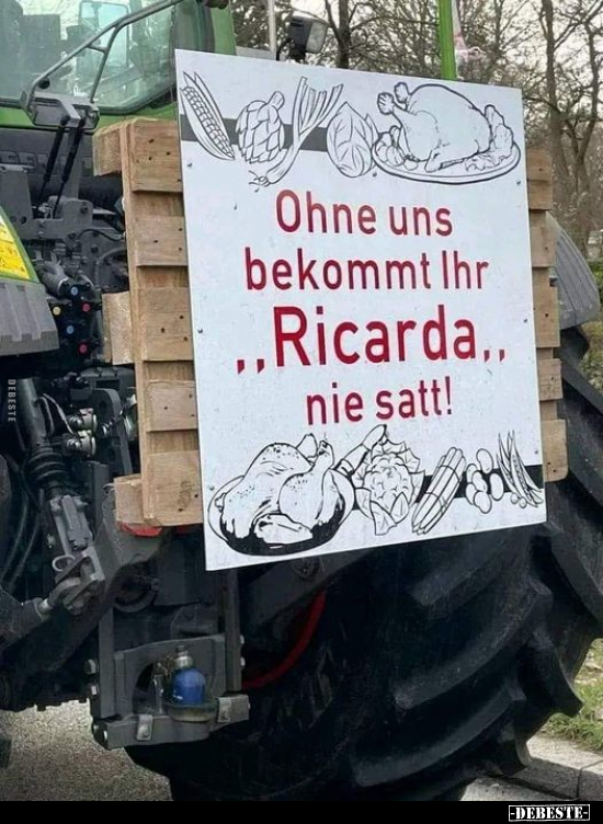 Ohne uns bekommt Ihr "Ricarda" nie satt!.. - Lustige Bilder | DEBESTE.de