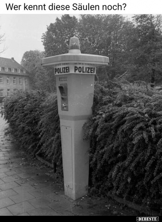Wer kennt diese Säulen noch?
