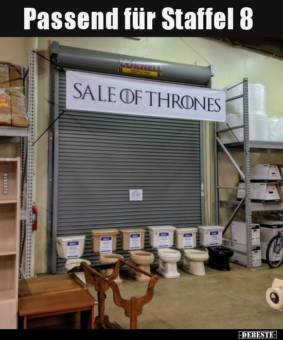 Passend für Staffel 8..