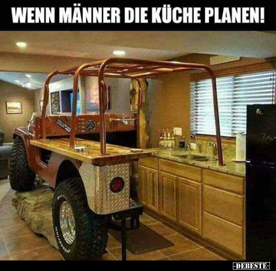 Wenn Männer die Küche planen!