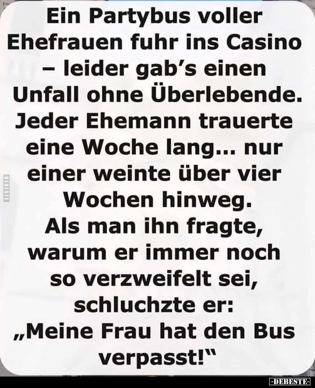 Ein Partybus voller Ehefrauen fuhr ins Casino - leider.. - Lustige Bilder | DEBESTE.de