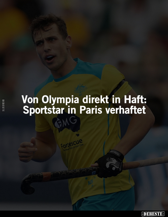 Von Olympia direkt in Haft: Sportstar in Paris.. - Lustige Bilder | DEBESTE.de