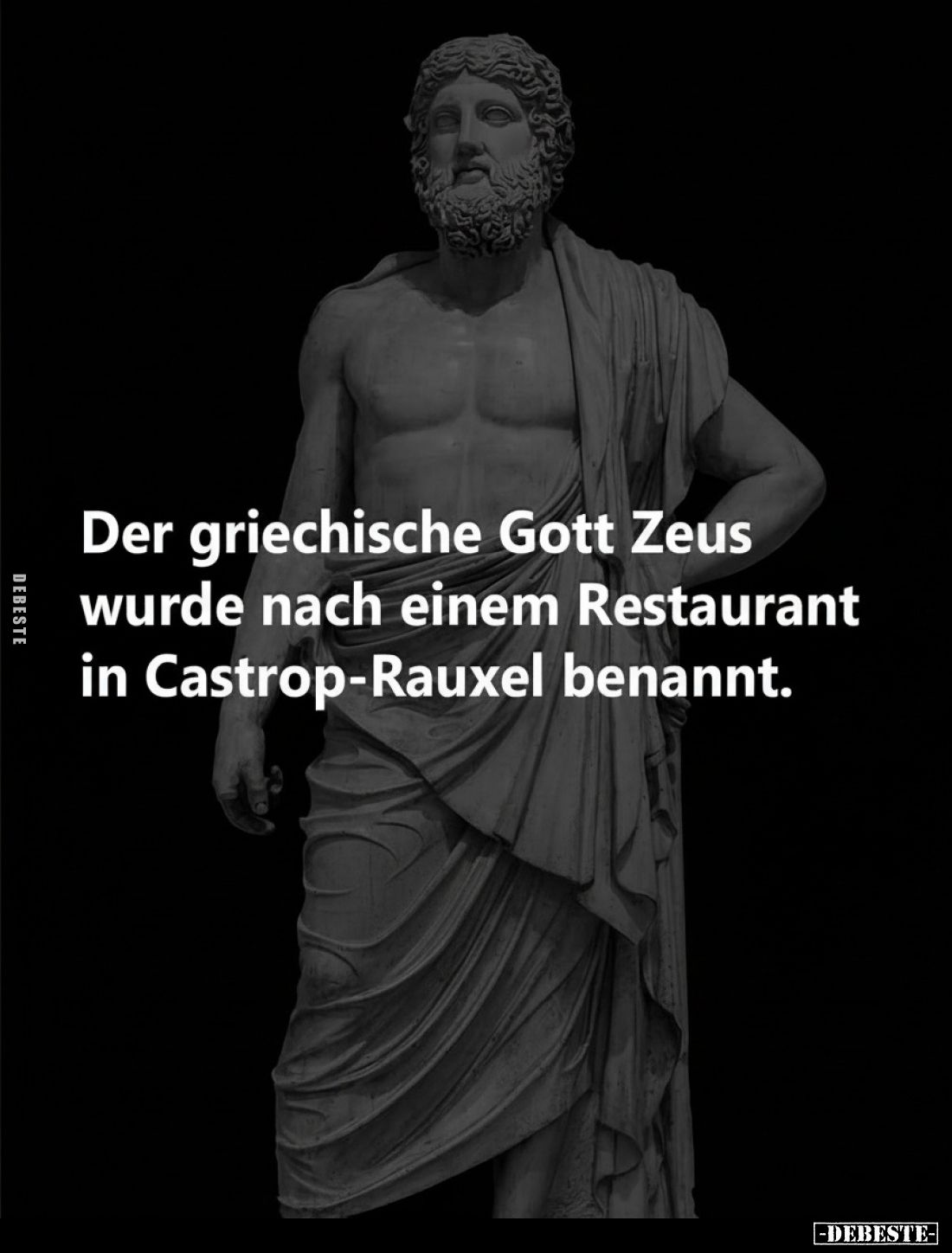 Der griechische Gott Zeus wurde nach einem Restaurant in.. - Lustige Bilder | DEBESTE.de
