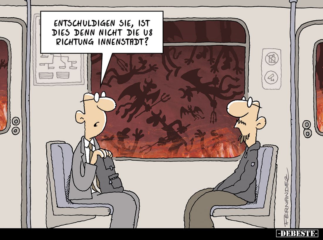 Entschuldigen Sie, ist dies denn nicht die U8 Richtung Innenstadt?