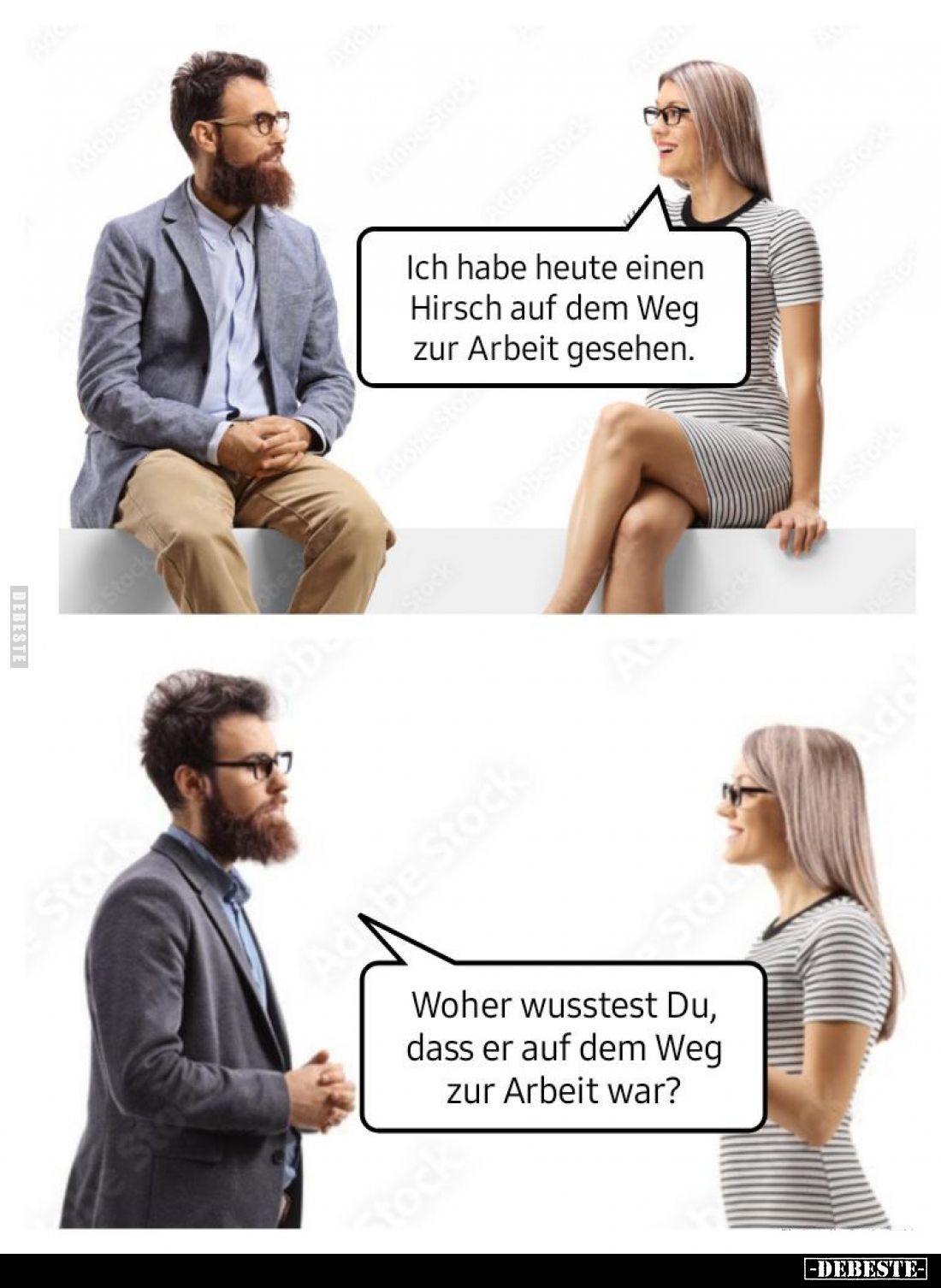 Ich habe heute einen Hirsch auf dem Weg zur Arbeit gesehen... - Lustige Bilder | DEBESTE.de