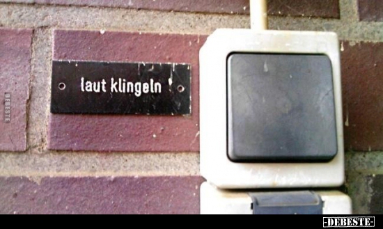 Laut klingeln!