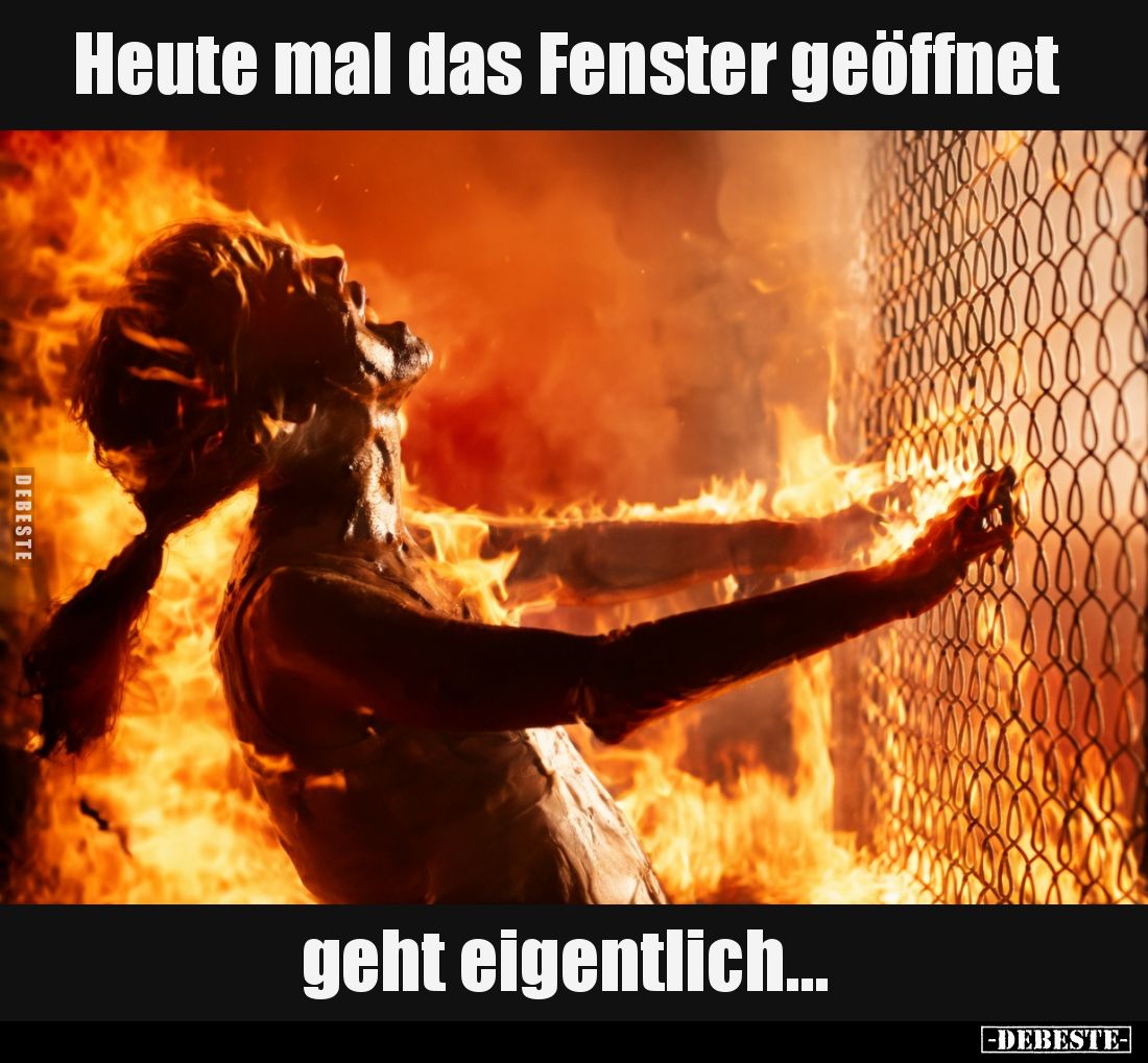 Heute mal das Fenster geöffnet
geht eigentlich...