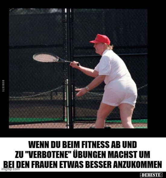 Wenn du beim Fitness ab und zu "verbotene" Übungen machst.. - Lustige Bilder | DEBESTE.de