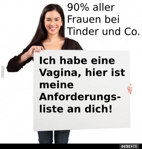 90% aller Frauen bei Tinder und Co... - Lustige Bilder | DEBESTE.de