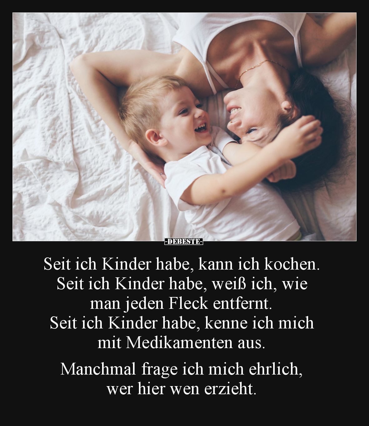 Seit ich Kinder habe, kann ich kochen.. - Lustige Bilder | DEBESTE.de