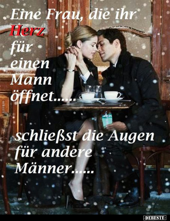 Eine Frau, die ihr Herz für einen Mann.. - Lustige Bilder | DEBESTE.de