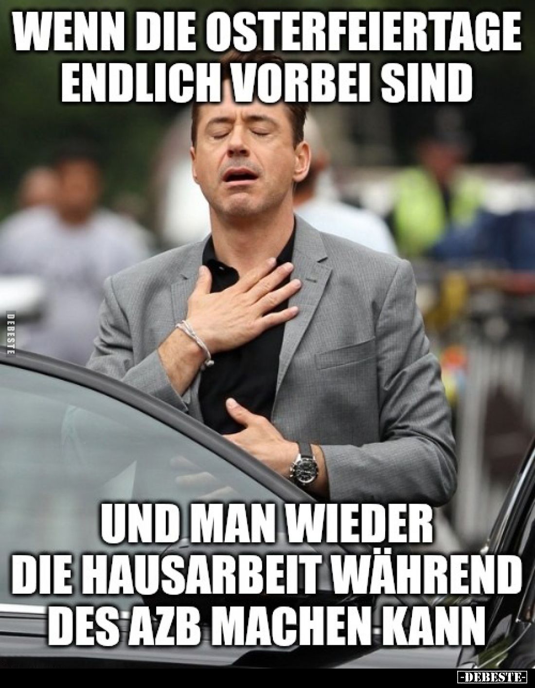 Wenn die Osterfeiertage endlich vorbei sind und man wieder.. - Lustige Bilder | DEBESTE.de