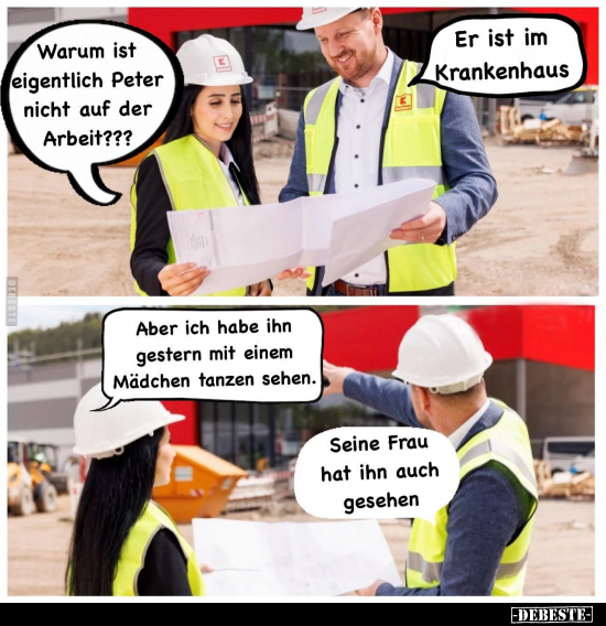 Warum ist eigentlich Peter nicht auf der Arbeit???.. - Lustige Bilder | DEBESTE.de