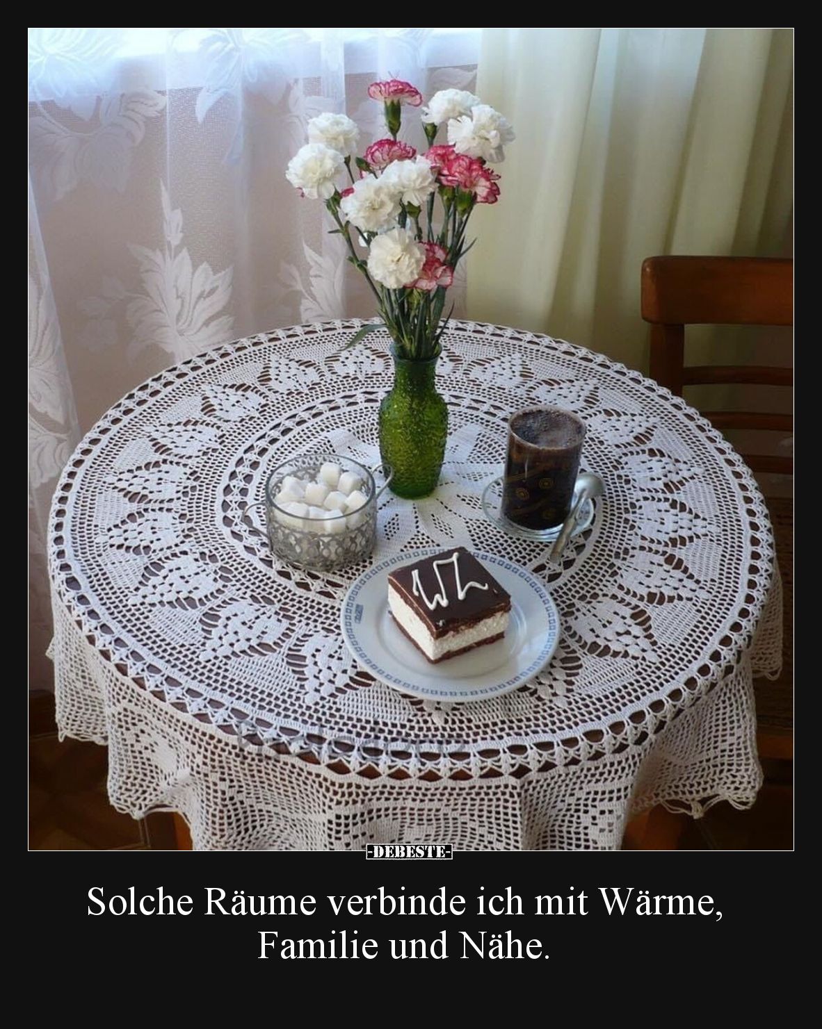 Solche Räume verbinde ich mit Wärme, Familie und Nähe.