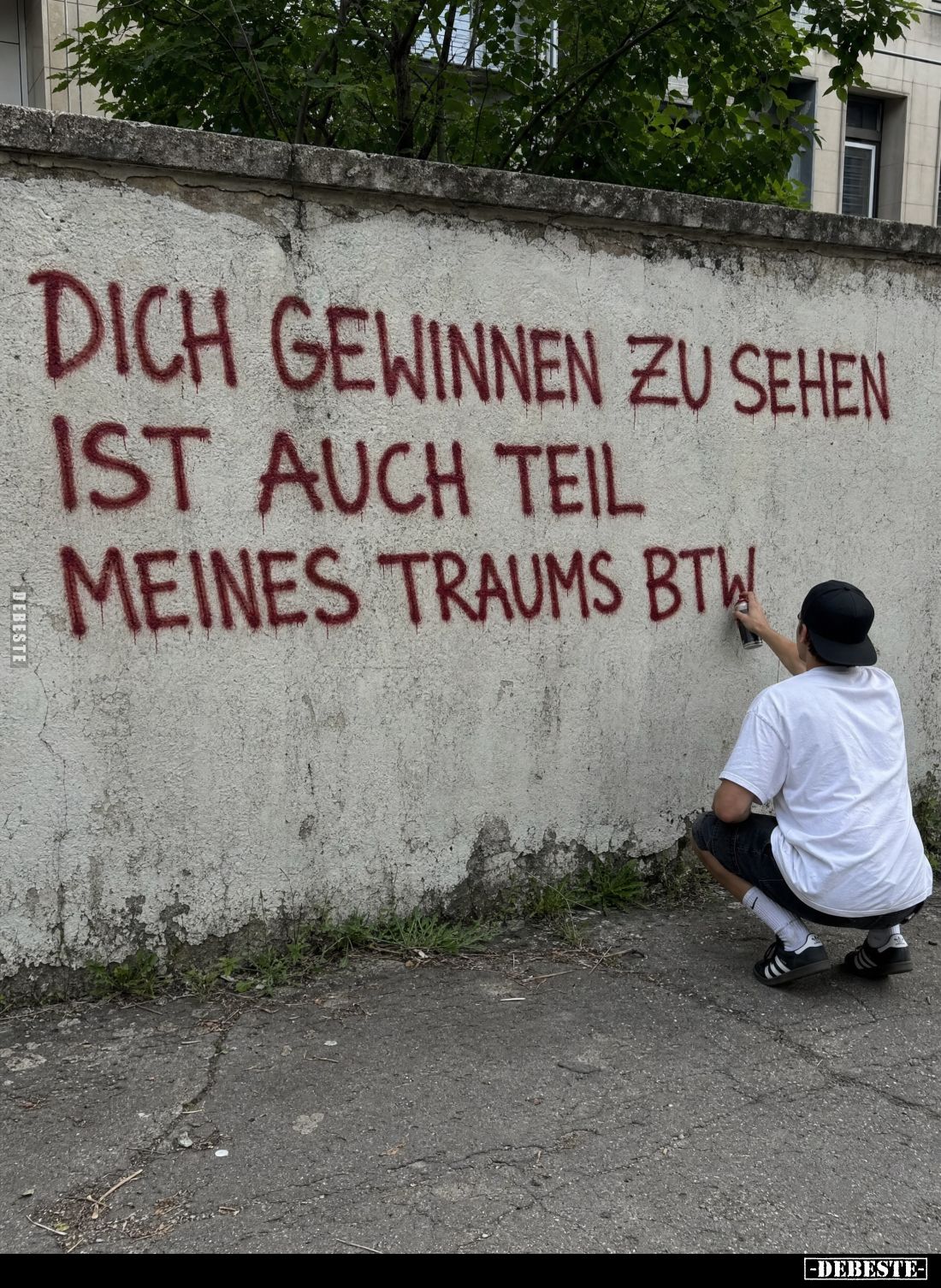 Dich gewinnen zu sehen ist auch Teil meines Traums btw.