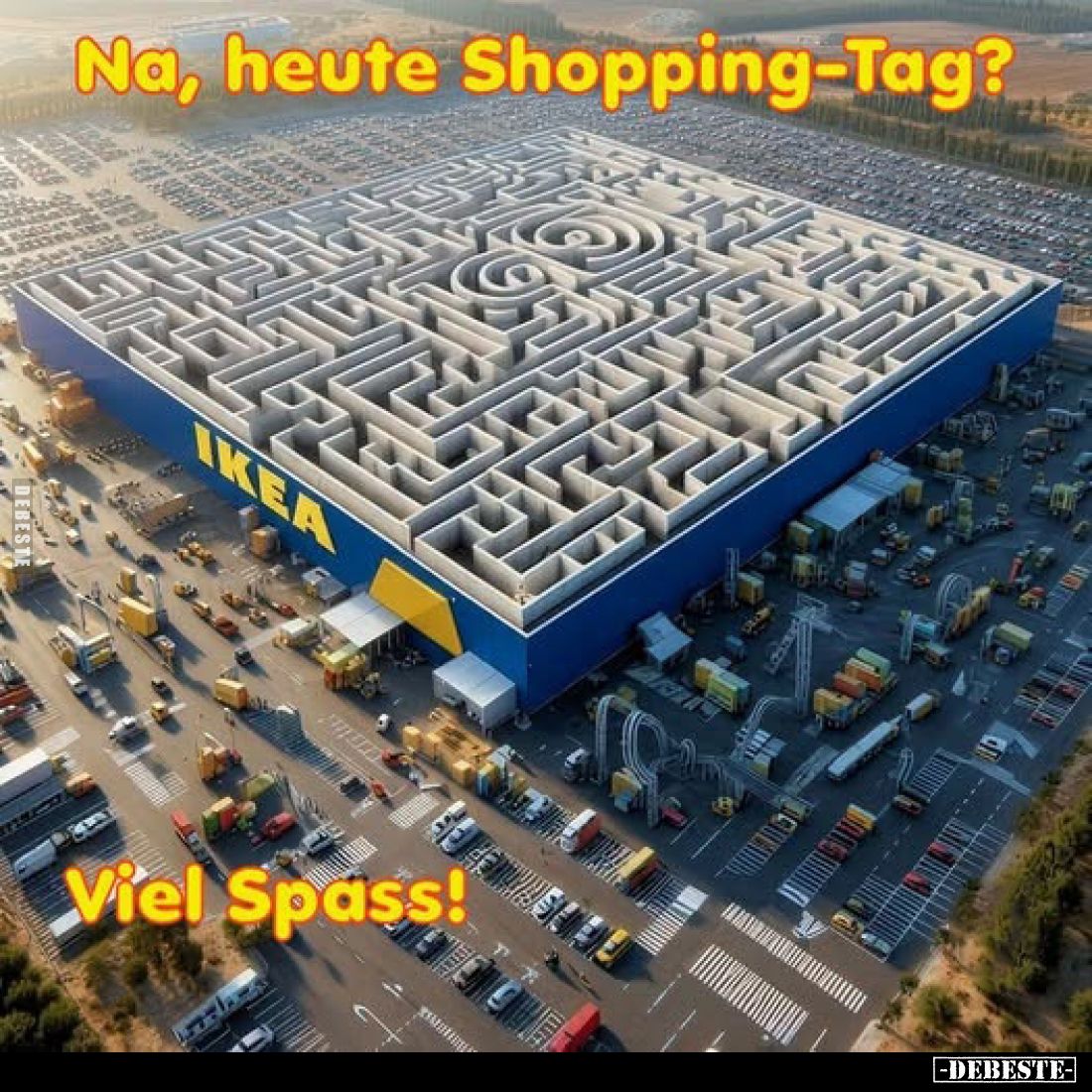 Na, heute Shopping-Tag? Viel Spass!