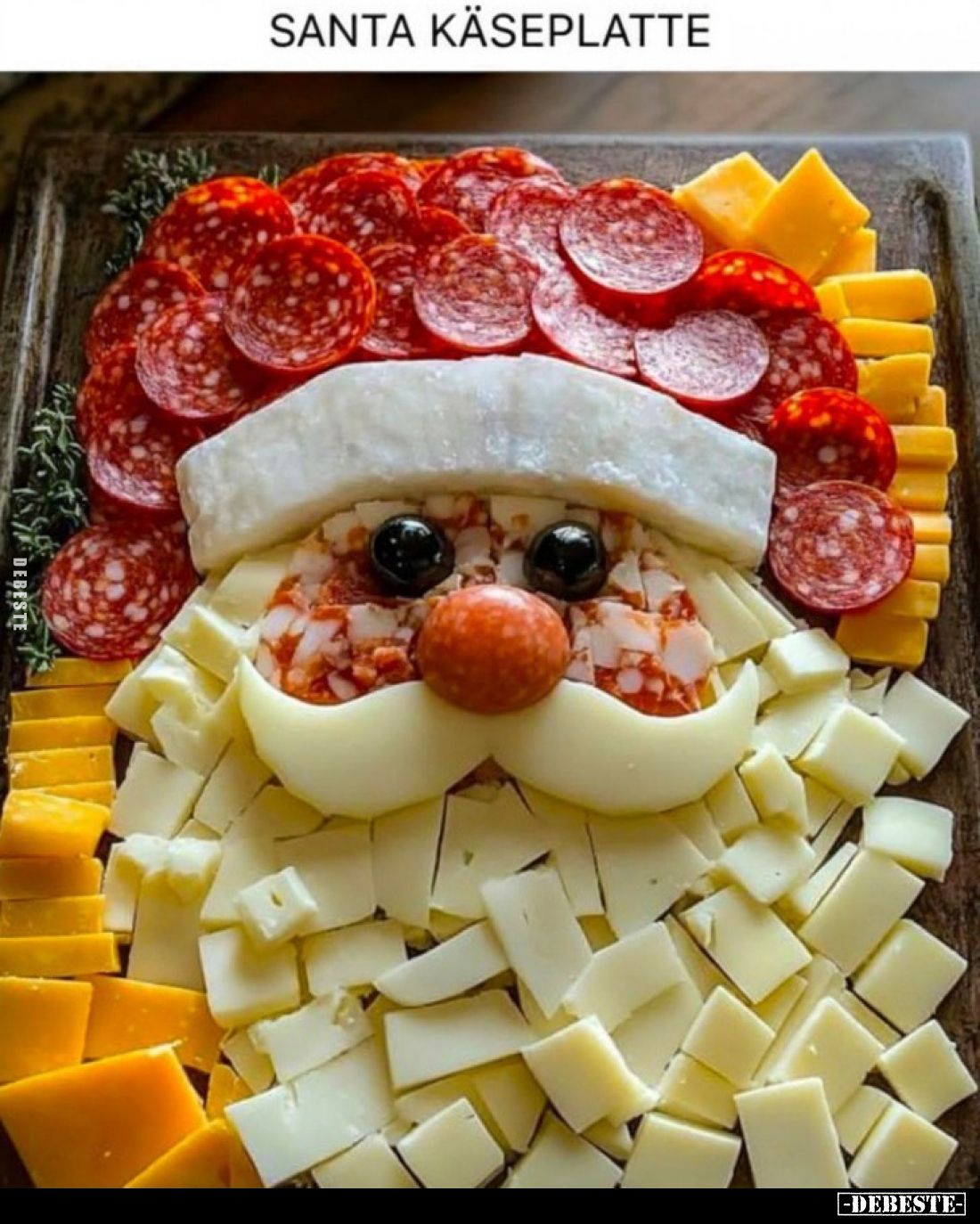 Santa Käseplatte.