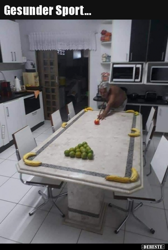 Gesunder Sport...