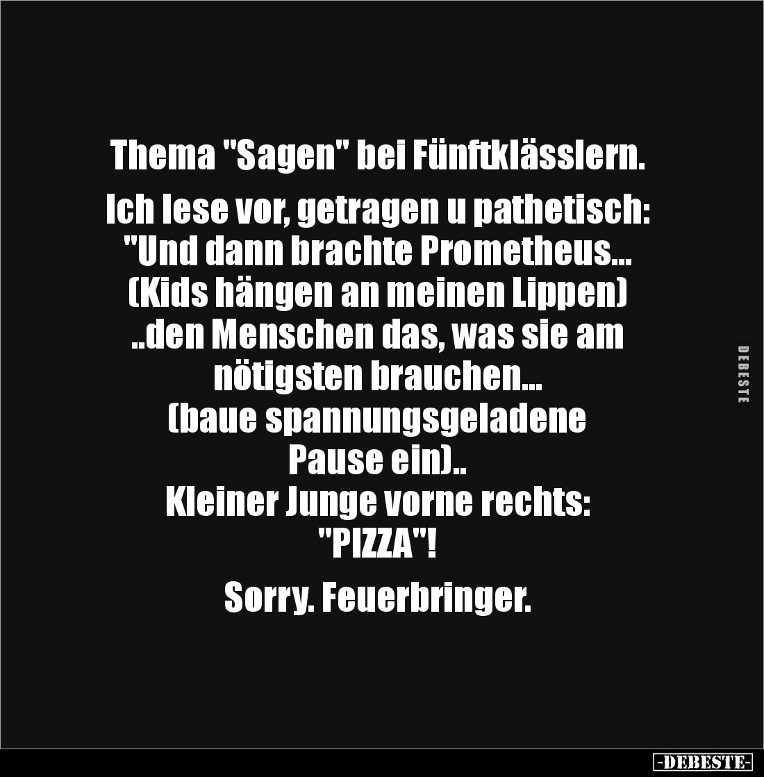 Thema "Sagen" bei Fünftklässlern.. - Lustige Bilder | DEBESTE.de