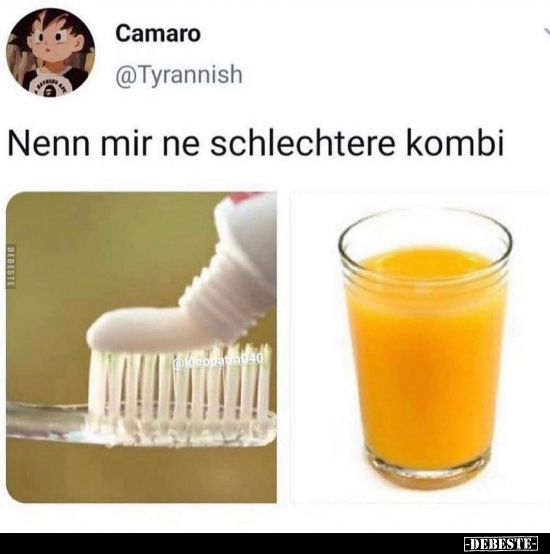 Nenn mir ne schlechtere kombi.. - Lustige Bilder | DEBESTE.de