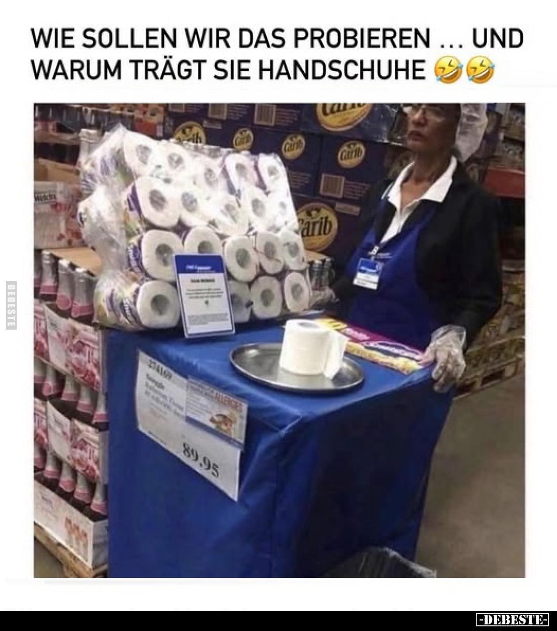 Wie sollen wir das probieren... und warum trägt sie.. - Lustige Bilder | DEBESTE.de