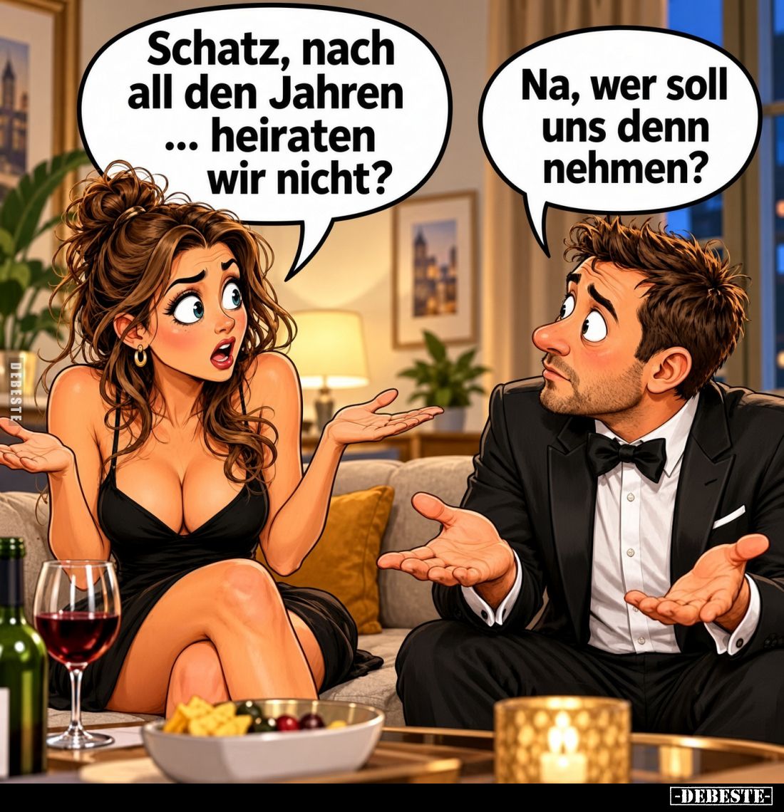 Schatz, nach all den Jahren... heiraten wir nicht?.. - Lustige Bilder | DEBESTE.de