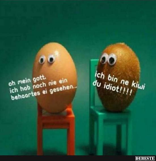 Oh mein gott ich hab noch nie ein behaartes Ei gesehen! - Lustige Bilder | DEBESTE.de
