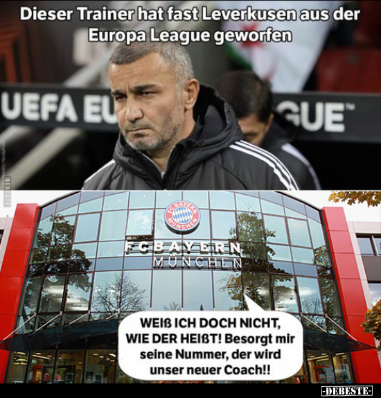 Dieser Trainer hat fast Leverkusen.. - Lustige Bilder | DEBESTE.de