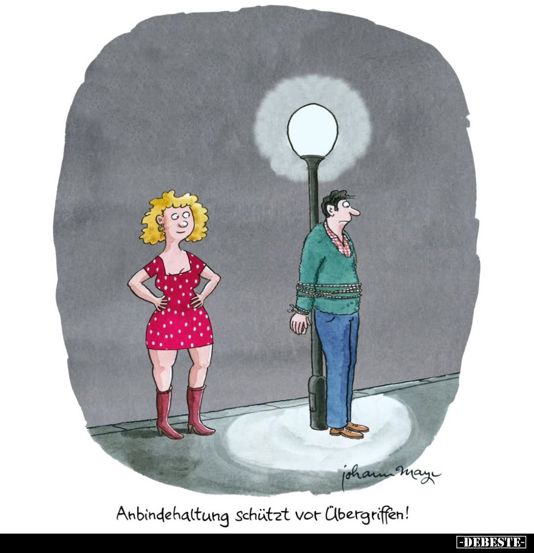 Anbindehaltung schützt vor Übergriffen!
