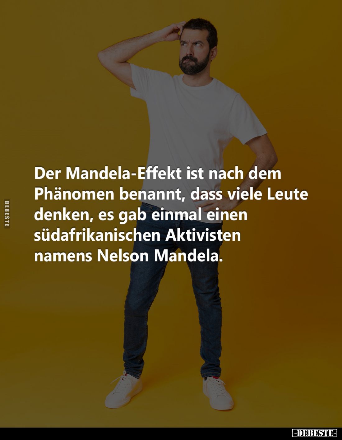 Der Mandela-Effekt ist nach dem Phänomen benannt, dass viele Leute denken, es gab einmal einen südafrikanischen Aktivisten na...