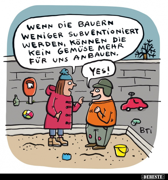 Wenn die Bauern weniger subventioniert werden.. - Lustige Bilder | DEBESTE.de