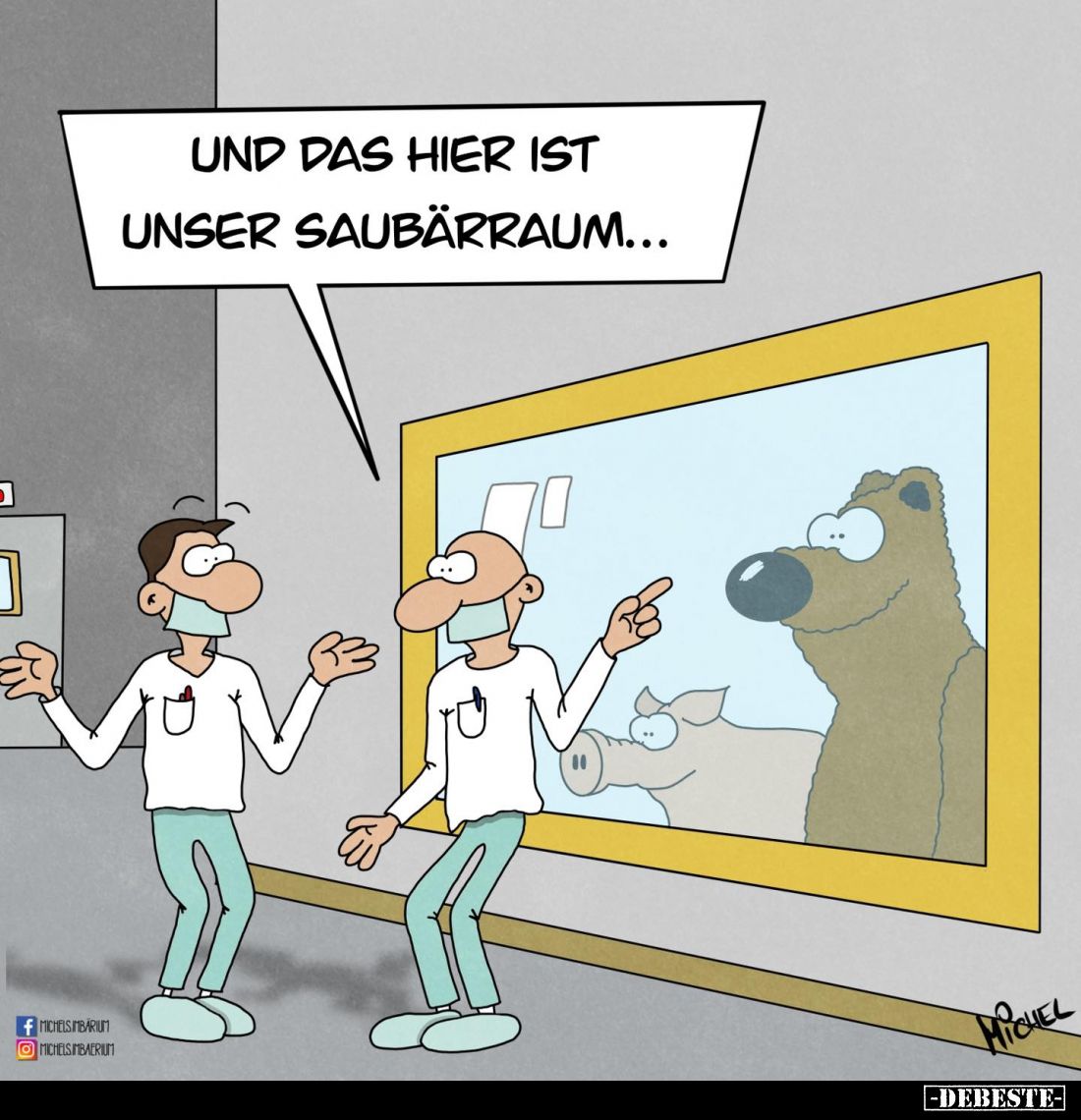 Und das hier ist unser Saubärraum...