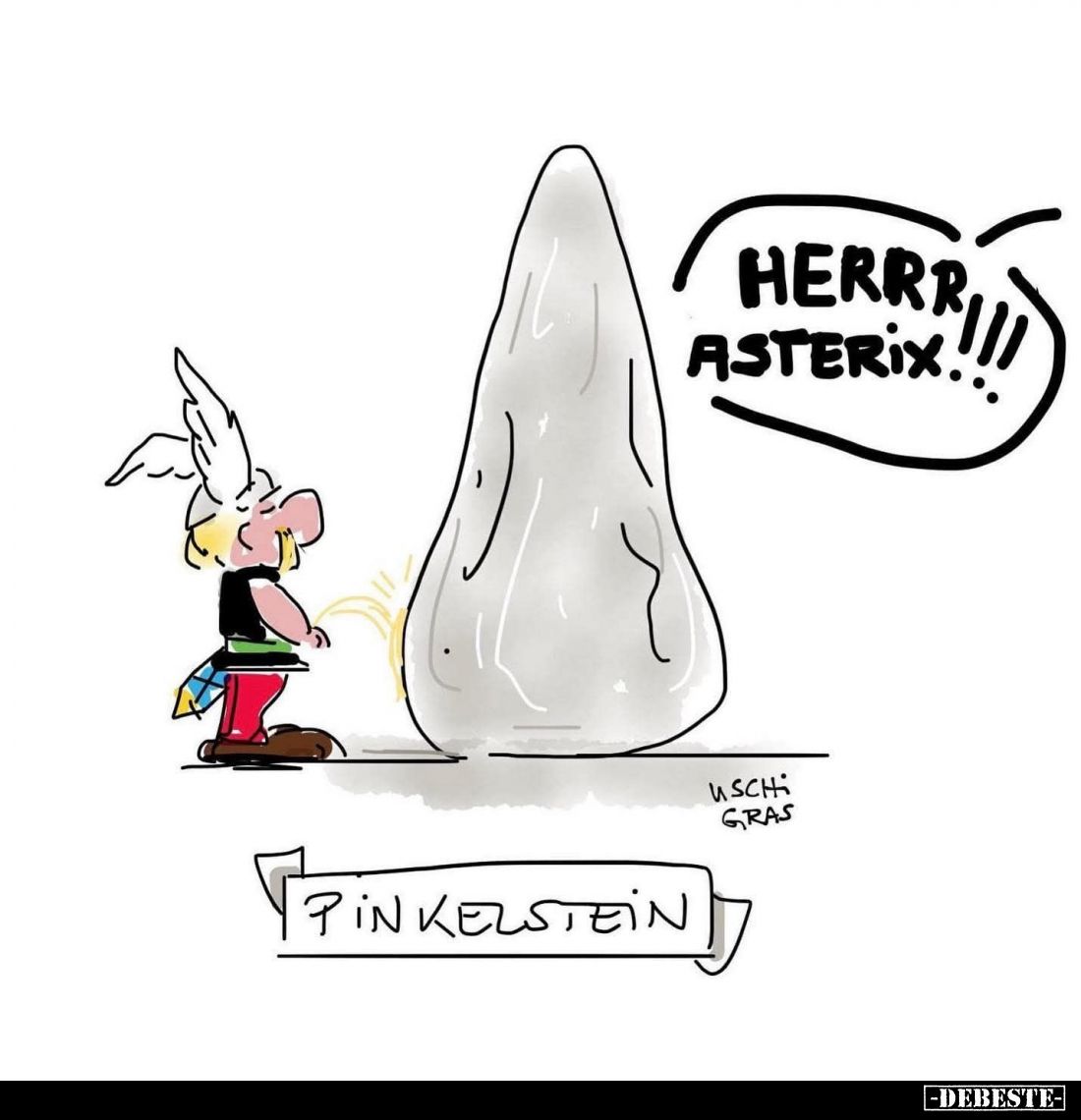 Pinkelstein. - Herr Asterix!