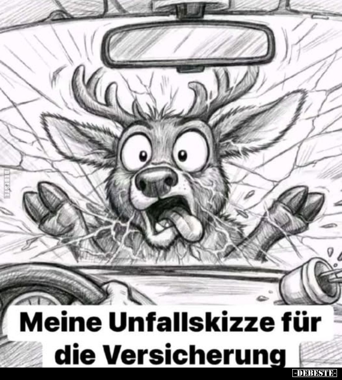 Meine Unfallskizze für die Versicherung