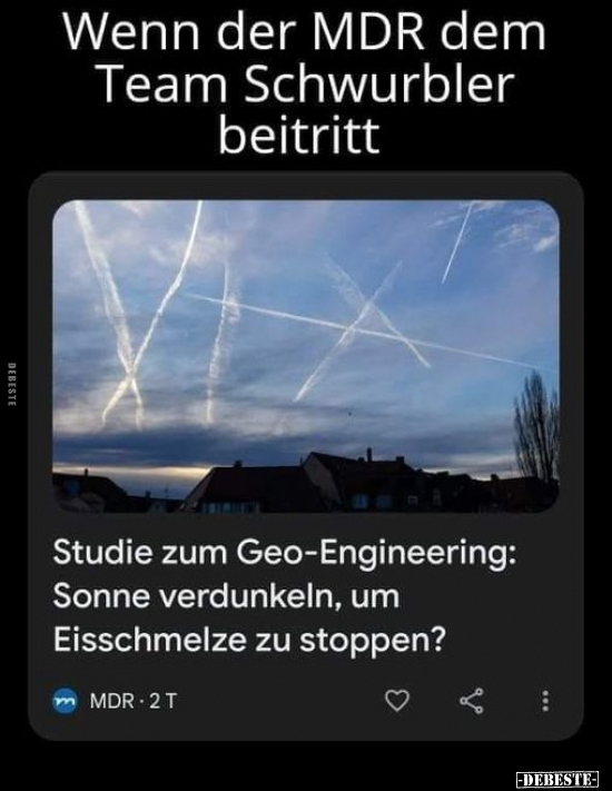 Wenn der MDR dem Team Schwurbler beitritt.. - Lustige Bilder | DEBESTE.de