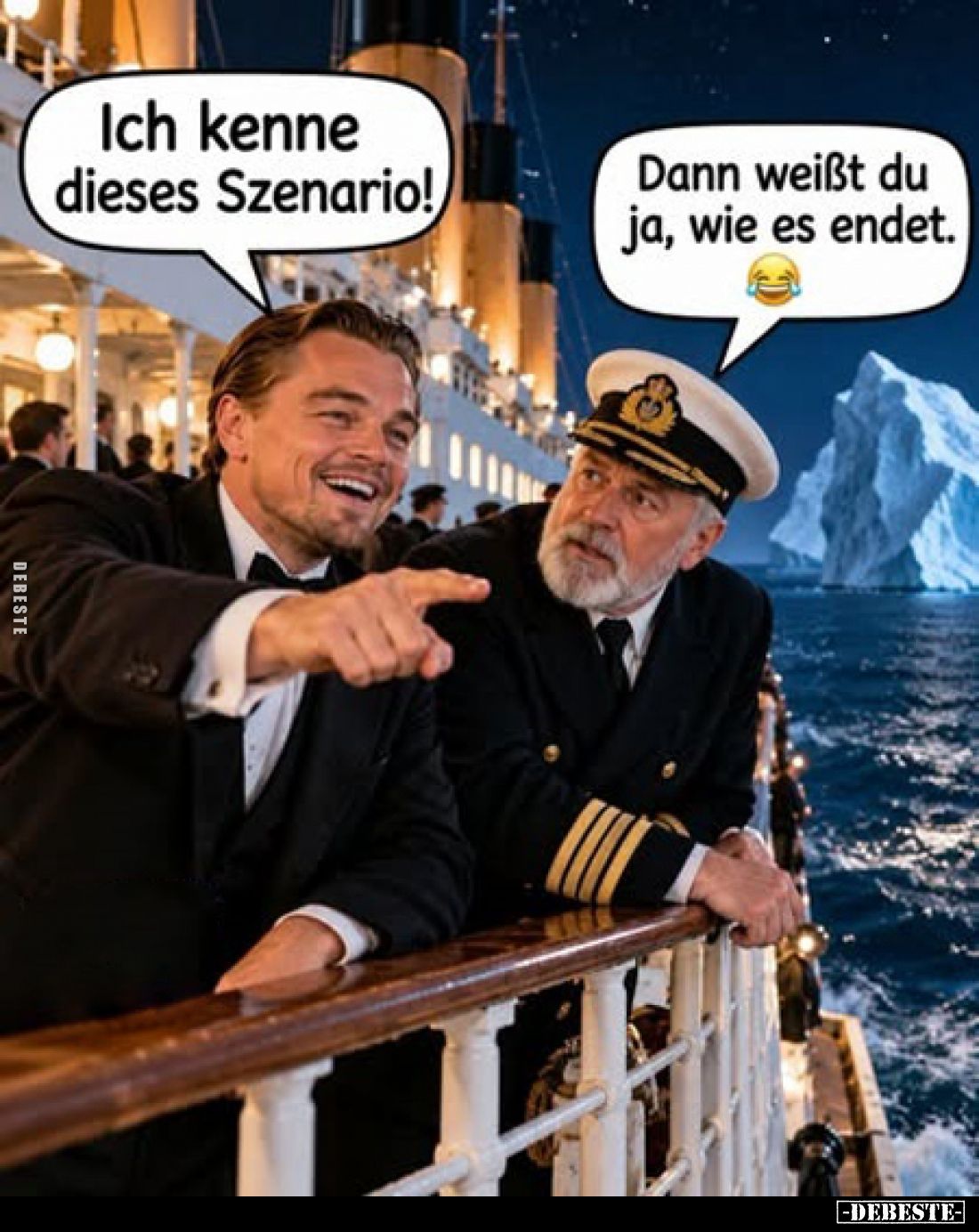 Ich kenne dieses Szenario!
-
Dann weißt du ja, wie es endet.