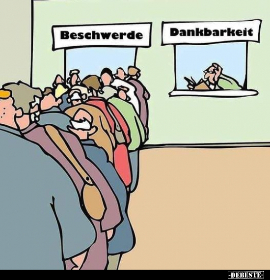 Beschwerde/ Dankbarkeit.. - Lustige Bilder | DEBESTE.de
