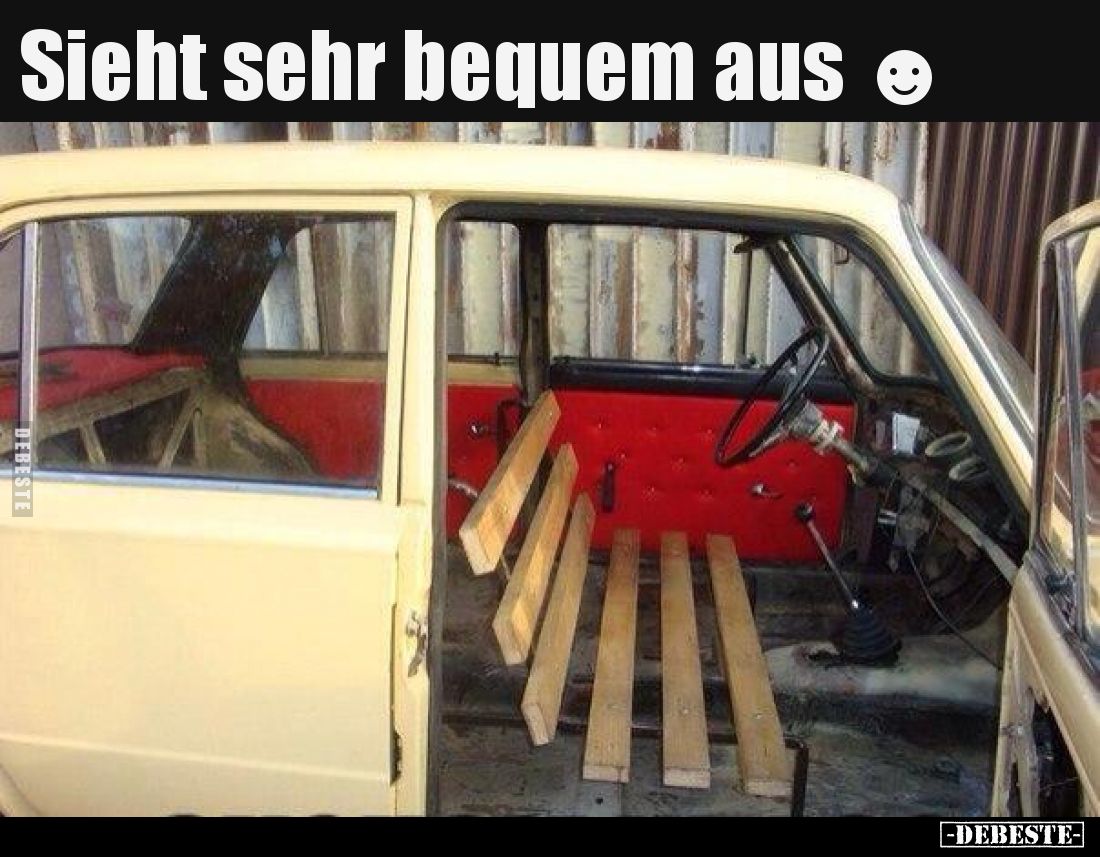 Sieht sehr bequem aus.