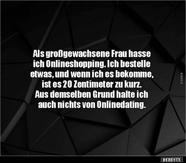 Als großgewachsene Frau hasse ich Onlineshopping... - Lustige Bilder | DEBESTE.de