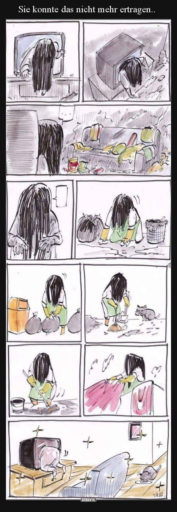 Sie konnte das nicht mehr ertragen..