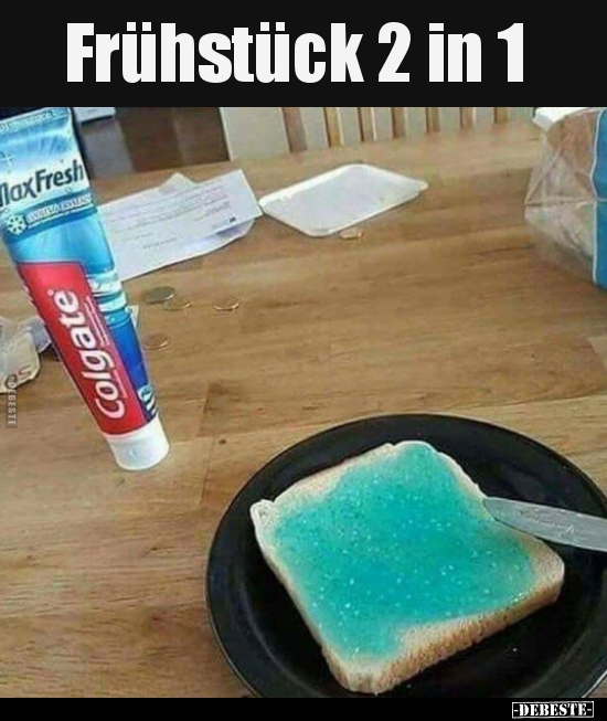 Frühstück 2 in 1..