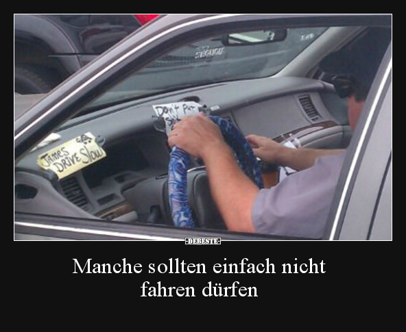 Manche sollten einfach nicht fahren dürfen.. - Lustige Bilder | DEBESTE.de