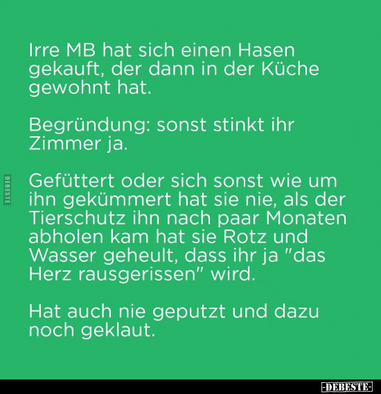 Irre MB hat sich einen Hasen gekauft.. - Lustige Bilder | DEBESTE.de