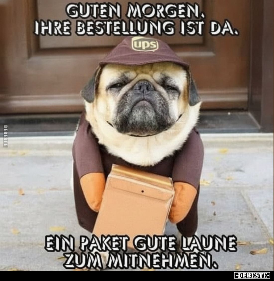Guten Morgen. Ihre Bestellung ist da.