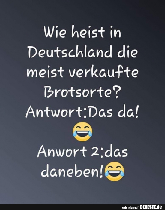 Wie heist in Deutschland die meist verkaufte Brotsorte?