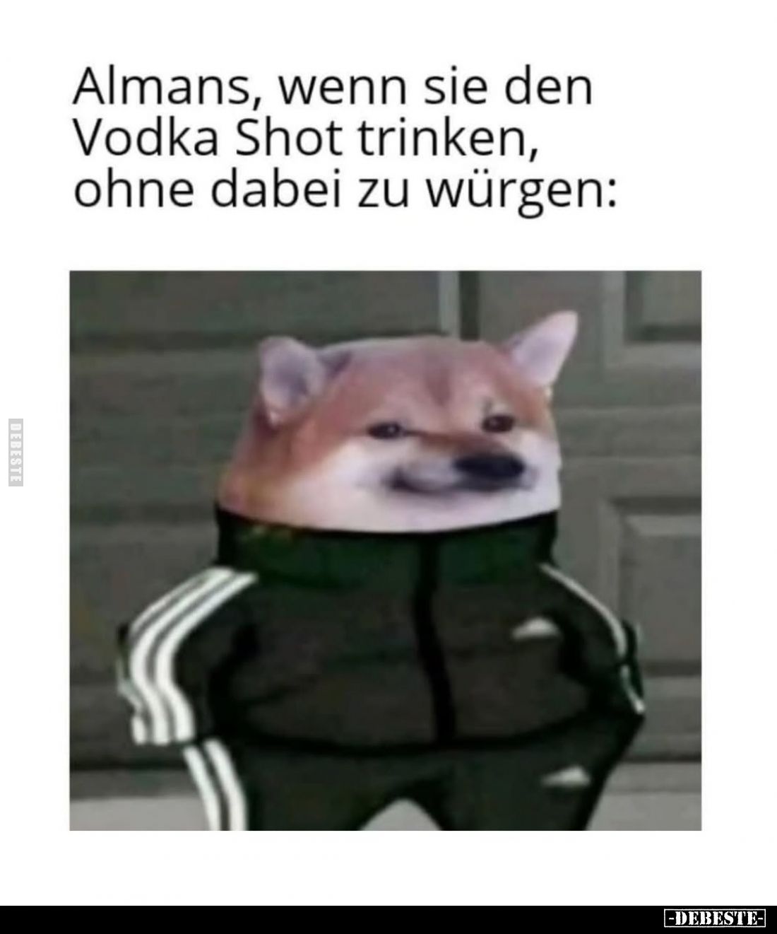 Almans, wenn sie den Vodka Shot trinken... - Lustige Bilder | DEBESTE.de