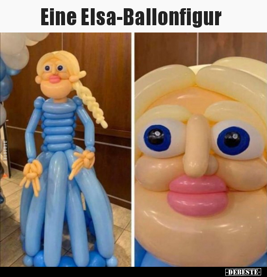 Eine Elsa-Ballonfigur.. - Lustige Bilder | DEBESTE.de