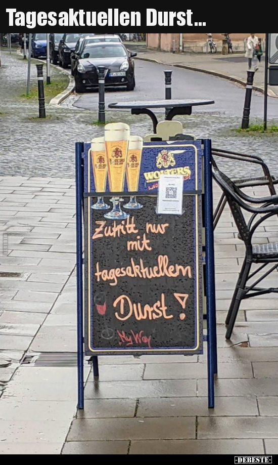 Tagesaktuellen Durst... - Lustige Bilder | DEBESTE.de