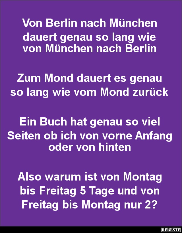 Montagsgedanken - Lustige Bilder | DEBESTE.de
