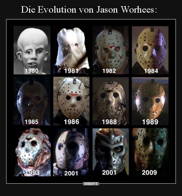 Die Evolution von Jason Worhees.. - Lustige Bilder | DEBESTE.de